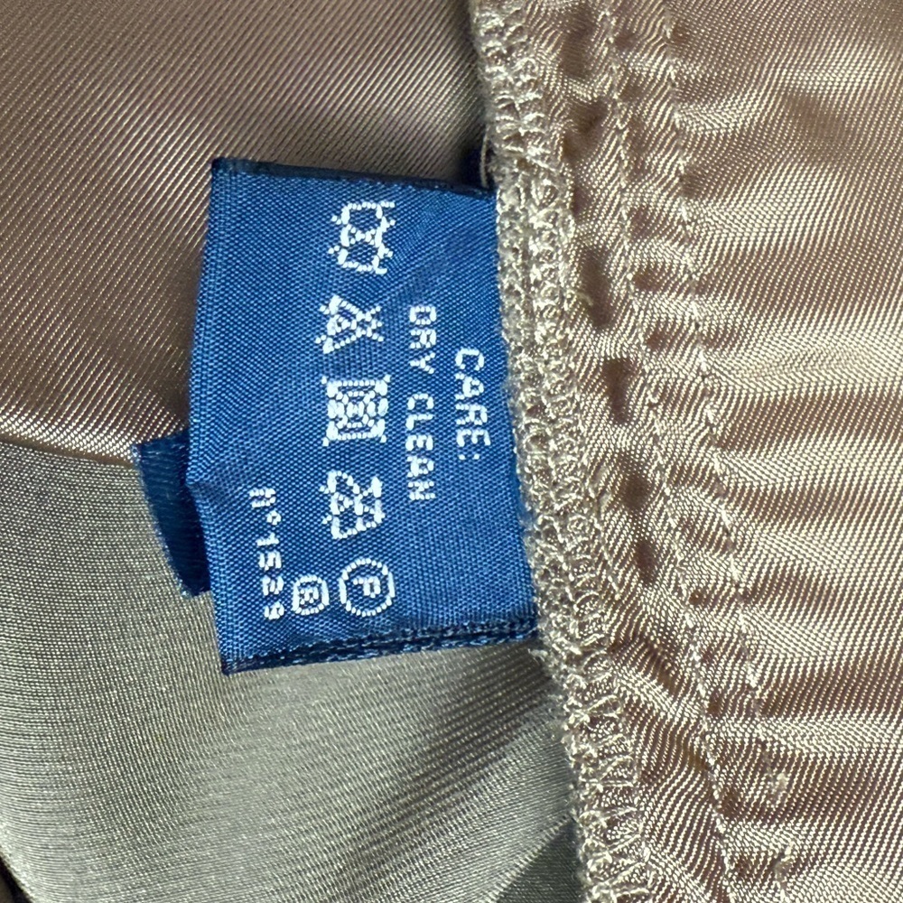 Ralph Lauren Satin Pleated Dress Pants 6 | Cuffed Hem Trousers - Picture 5 of 6